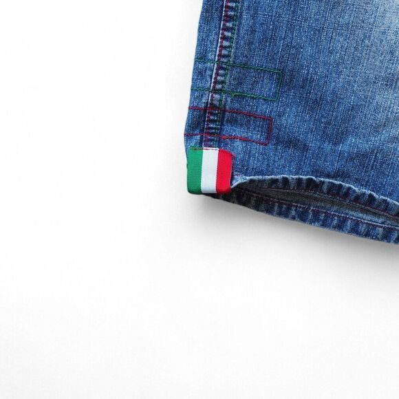 PJ Mark Vintage 90s Y2K Baggy Streetwear Skate Shorts Medium Wash Men's 44 - Picture 10 of 12